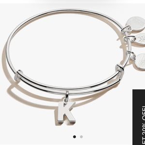 ALEX AND ANI K initial bracelet
